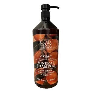 Dead Sea Collection ARGAN MINERAL SHAMPOO Hydrating with Argan Oil 33.8 oz